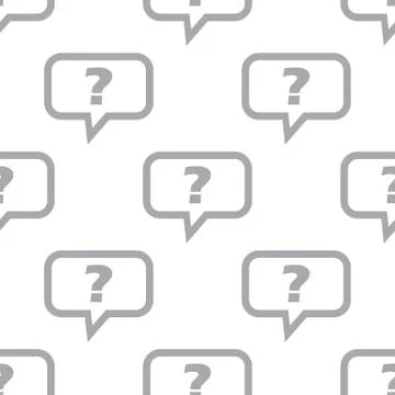 New Question seamless pattern Stock Illustration