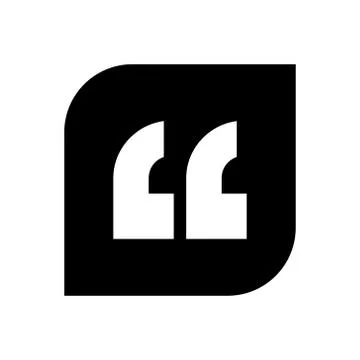 New quote icon Illustrazione stock