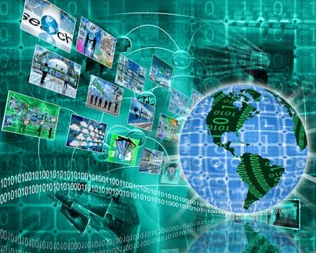 New reality 스톡 일러스트