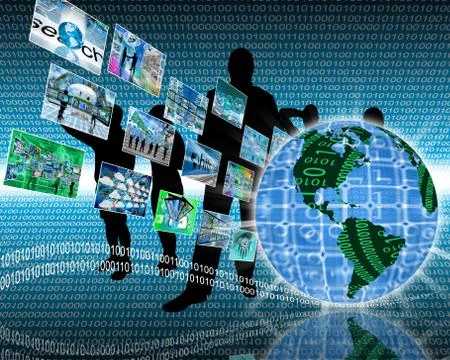 New reality 스톡 일러스트