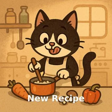 New Recipe  Stock Illustration