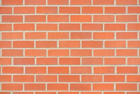 New red brick wall texture background Stock Photos