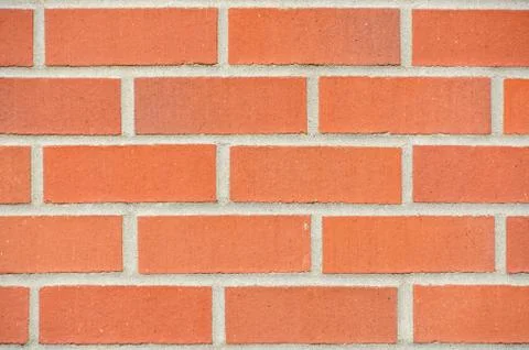 New red brick wall texture background Stock Photos