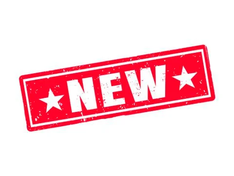 New red stamp style Stock Illustration
