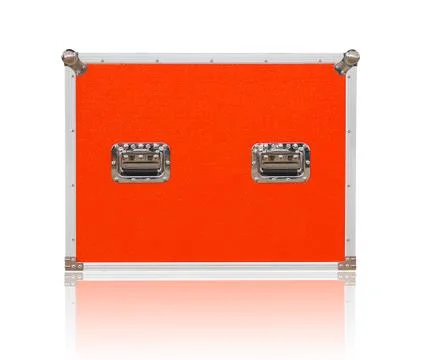 New red toolbox with shadow Stock Photos