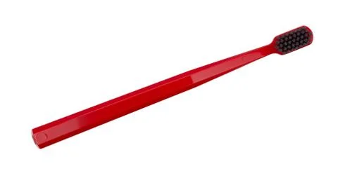 New red toothbrush Stock Photos