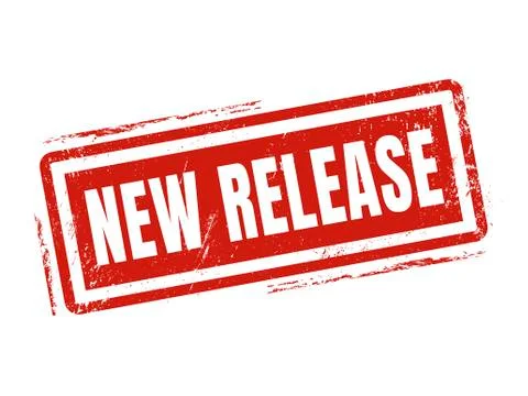 New release red stamp style Stock-Illustration
