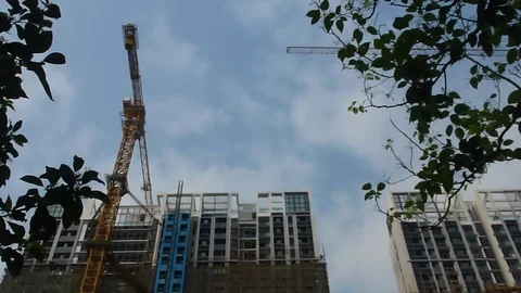 New residential developments Stock Footage 106102028