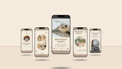 New Restaurants Stories After Effects stock