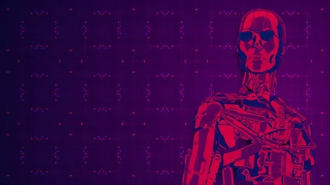 New Retro Wave looping cool concept machine yyaa1 Stock Footage 116046776