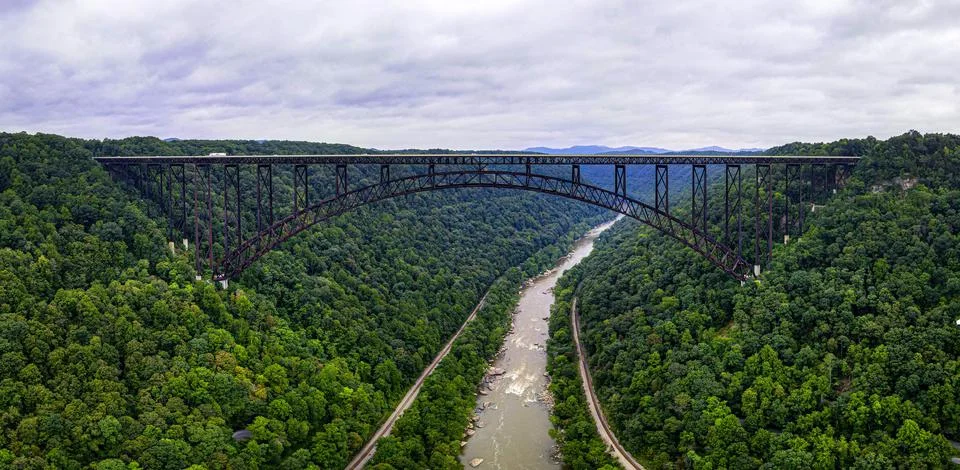 New River George Bridge Stock Photos