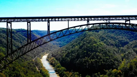 New River Gorge Bridge Stock Footage 97850913