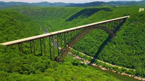 New River Gorge Bridge Timelapse Stock-Footage 279163045