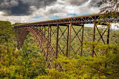 New River Gorge Bridge West Virginia Stock Photos