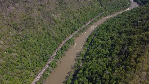 New River Gorge Stock Footage