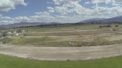 New road construction Stock Footage 51365365