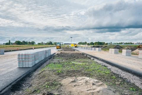 New Road Construction Stock Photos