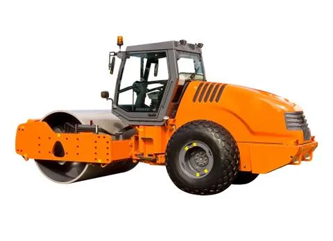 New road roller 写真素材