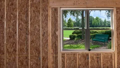 New room with a view Stock Photos