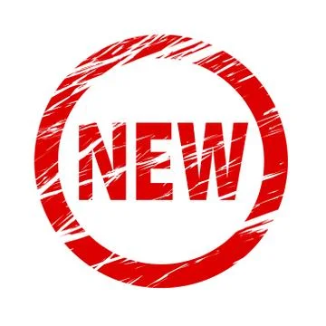 New rubber stamp stock vector Illustrazione stock