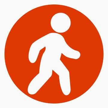 New running man icon Stock Illustration