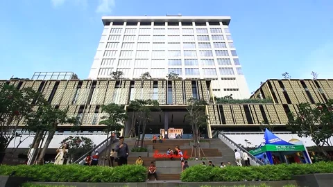NEW SARINAH BUILDING AT THAMRIN, CENTRAL JAKARTA, INDONESIA Stock Footage 239166441