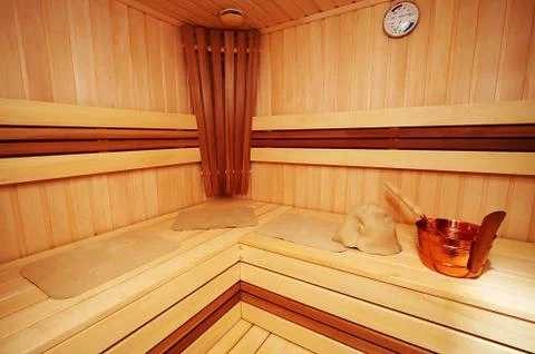 New sauna Stock Photos