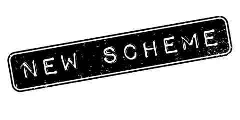 New Scheme rubber stamp Stock Illustration