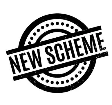 New Scheme rubber stamp Stock Illustration