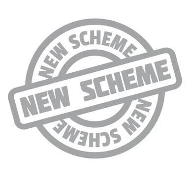 New Scheme rubber stamp イラスト素材