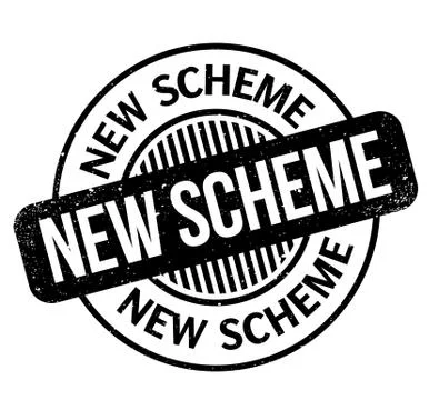 New Scheme rubber stamp Stock Illustration