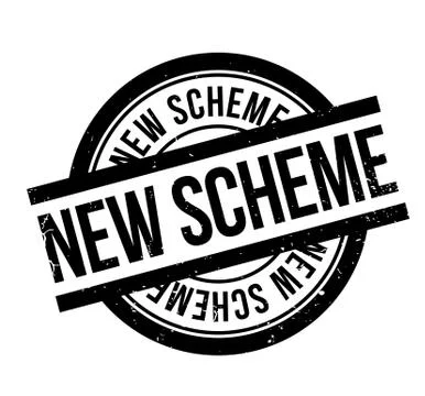 New Scheme rubber stamp Stockillustratie