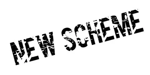 New Scheme rubber stamp Stock Illustration
