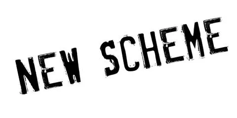 New Scheme rubber stamp Stock Illustration