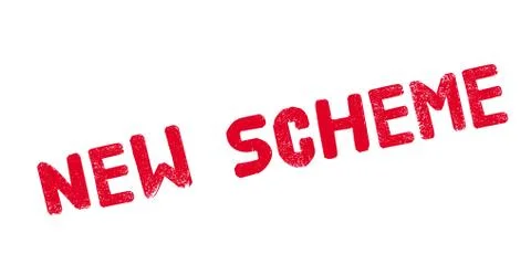 New Scheme rubber stamp Stock Illustration