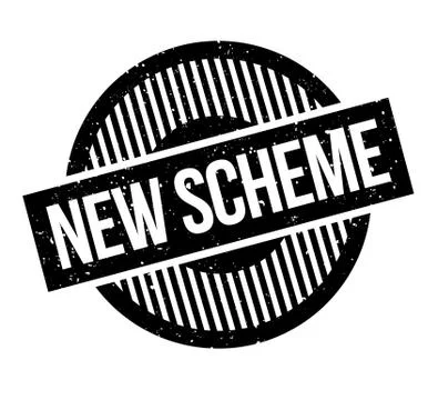 New Scheme rubber stamp Stock Illustration