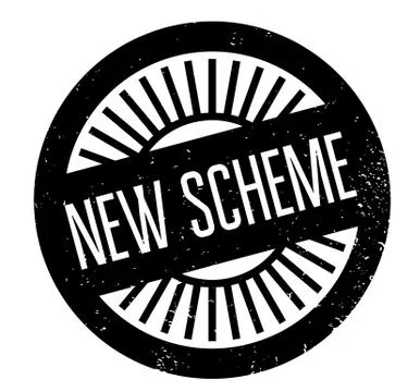 New Scheme rubber stamp Stock Illustration