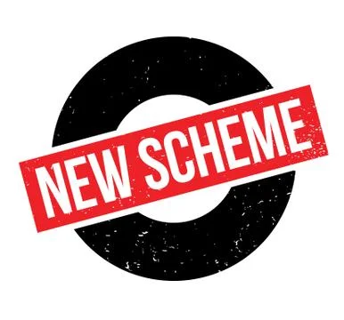 New Scheme rubber stamp Stock Illustration