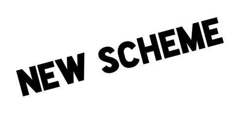New Scheme rubber stamp Stock Illustration