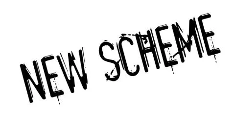 New Scheme rubber stamp Stock Illustration