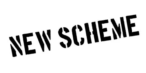 New Scheme rubber stamp Stock Illustration