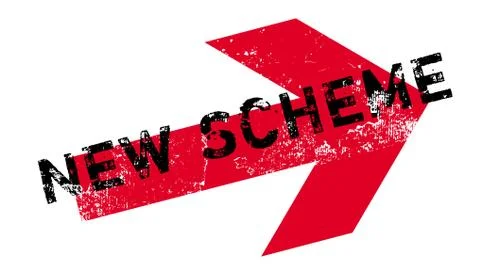 New Scheme rubber stamp Stock Illustration