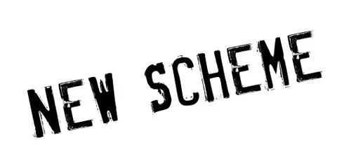New Scheme rubber stamp Stock Illustration