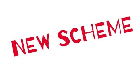New Scheme rubber stamp Stock Illustration