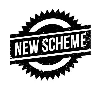 New Scheme rubber stamp Stock Illustration