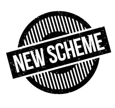 New Scheme rubber stamp Stock Illustration