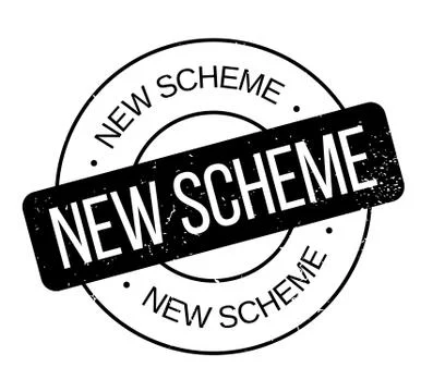 New Scheme rubber stamp Stock Illustration