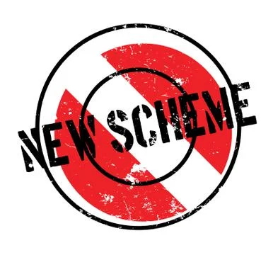New Scheme rubber stamp Stock Illustration
