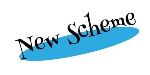 New Scheme rubber stamp Stock Illustration