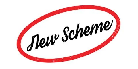 New Scheme rubber stamp Stock Illustration